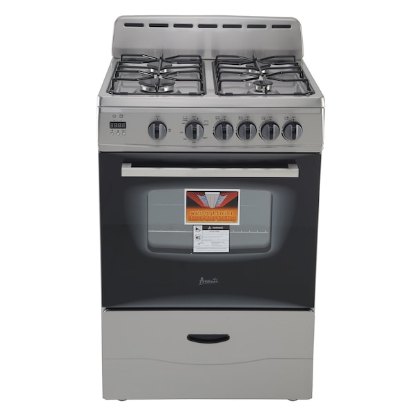 Avanti Avanti 24" Gas Range, Stainless Steel GR2416CSS Zoro
